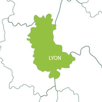 Région Lyon - Zone rurale